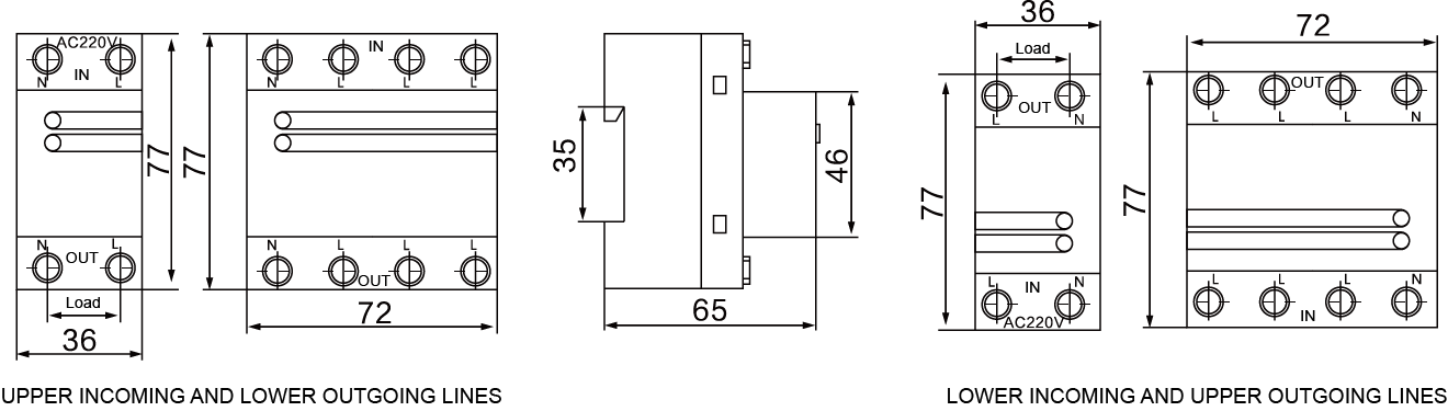 YJQG-100 type 3P+N