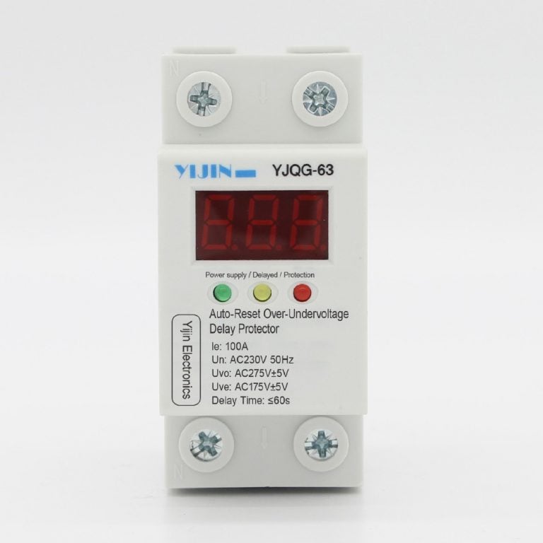 YJQG digital self resetting overvoltage and undervoltage delay protector