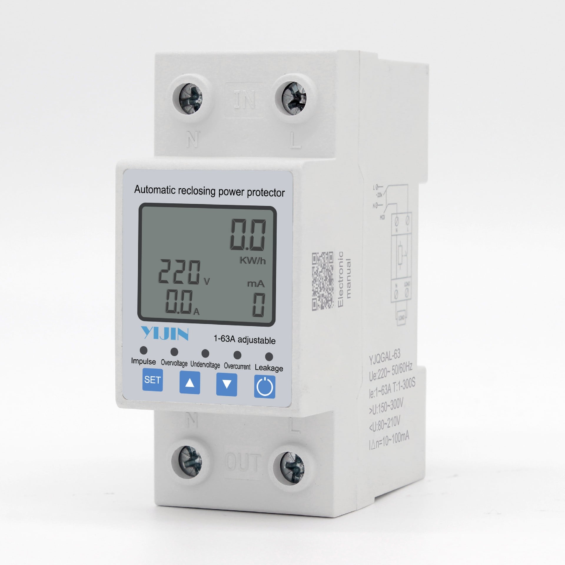 Automatic reclosing power protector