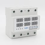 YJQGA-100 3P+N Self resetting Overvoltage and Overcurrent Protector