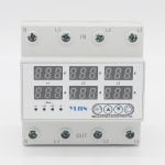 YJQGA-100 3P+N Self resetting Overvoltage and Overcurrent Protector