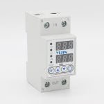 YJQGA-100 1P+N Self resetting Overvoltage and Overcurrent Protector