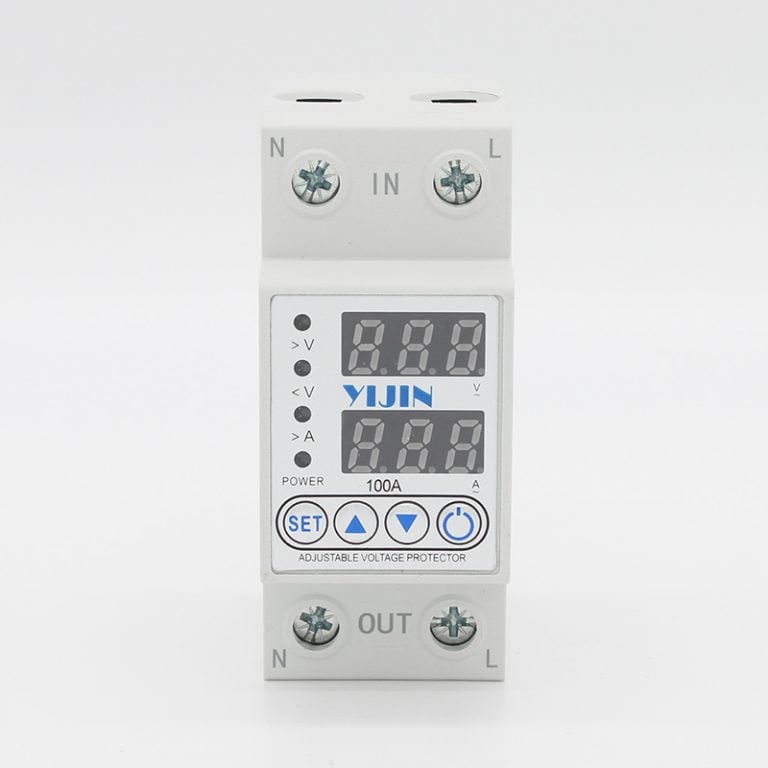YJQGA-100 1P+N Self resetting Overvoltage and Overcurrent Protector