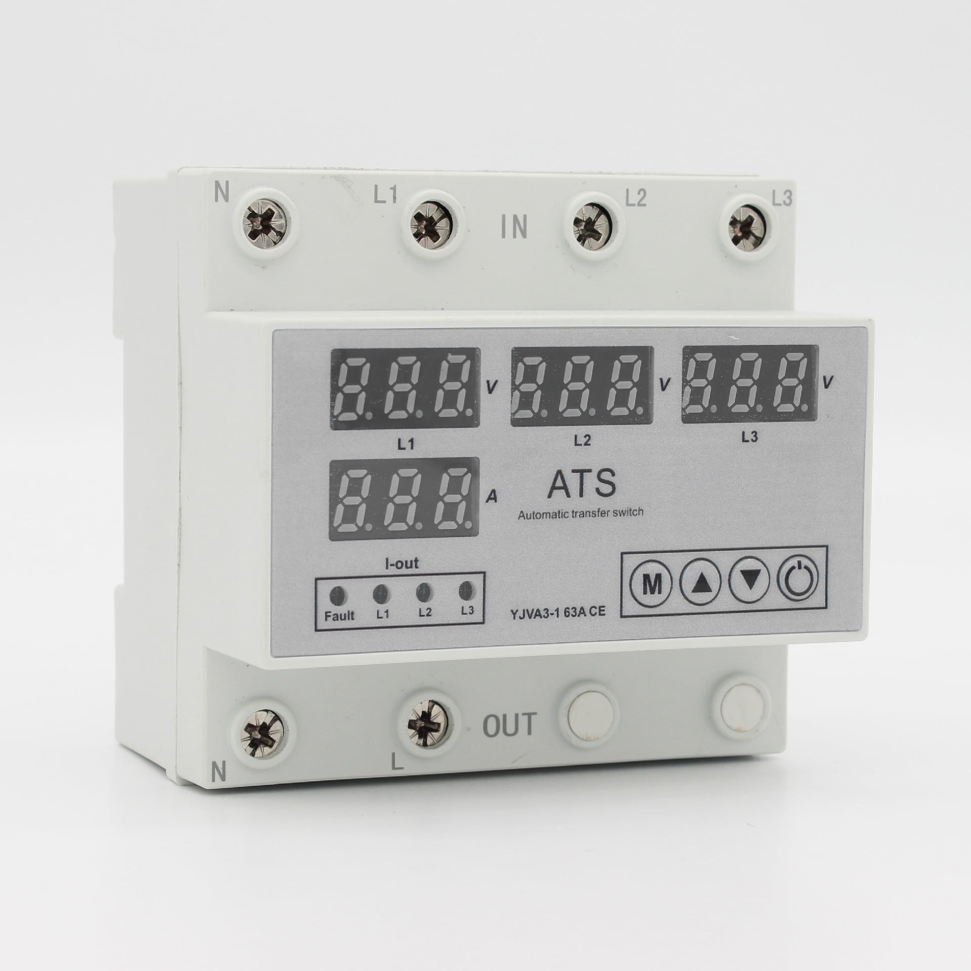 YJVA3-1 3P+N four in two out automatic phase sequence conversion switch