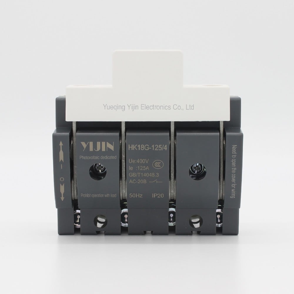 HK18G-125 type wiring nose connection photovoltaic dedicated knife switch