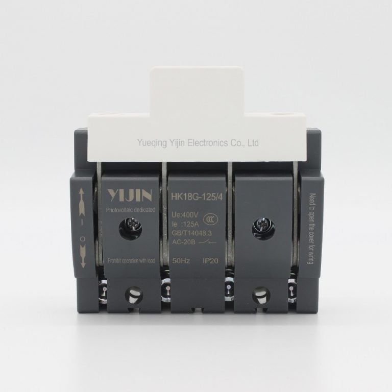 HK18G-125 type wiring nose connection photovoltaic dedicated knife switch
