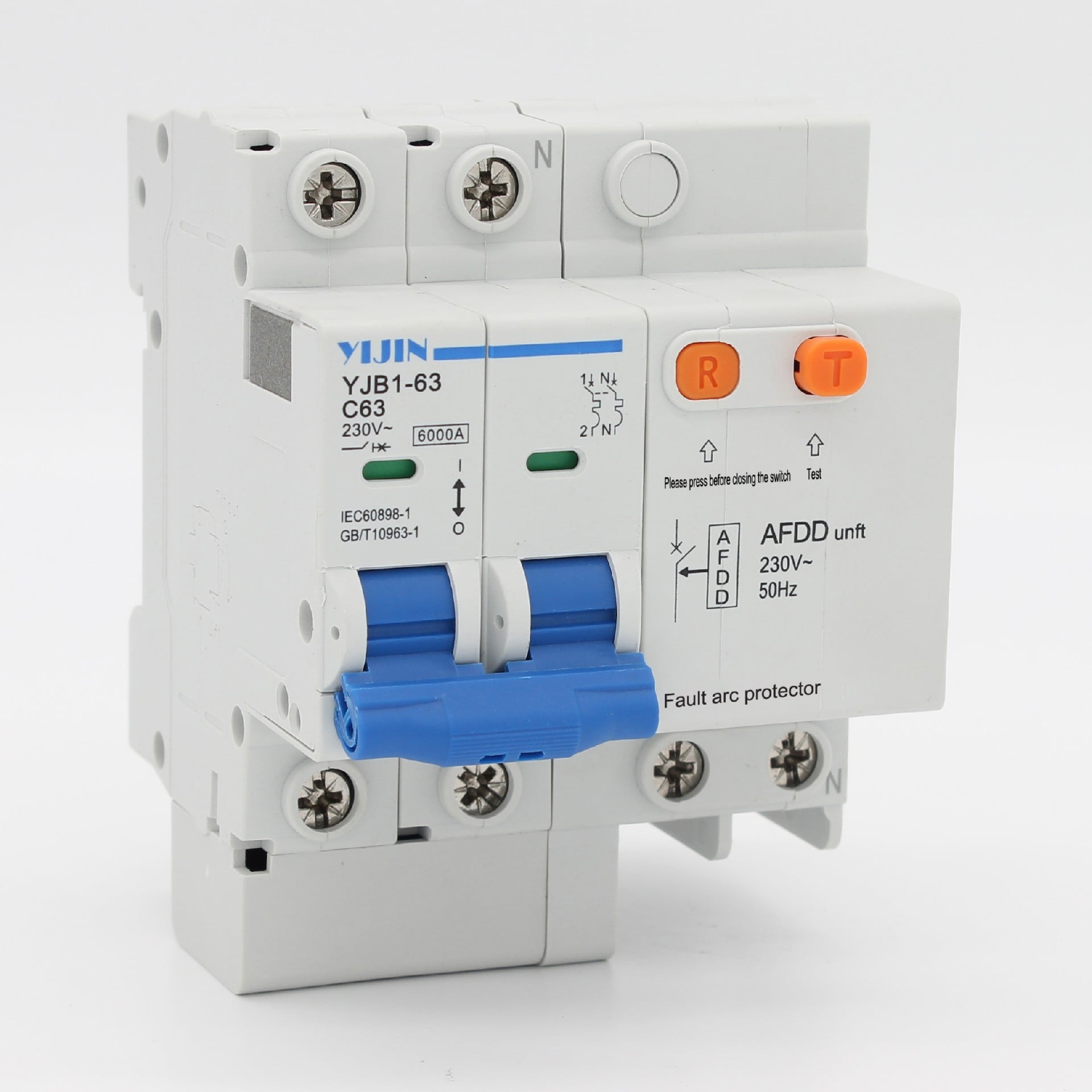 YJB1-63/AFD arc fault circuit breaker