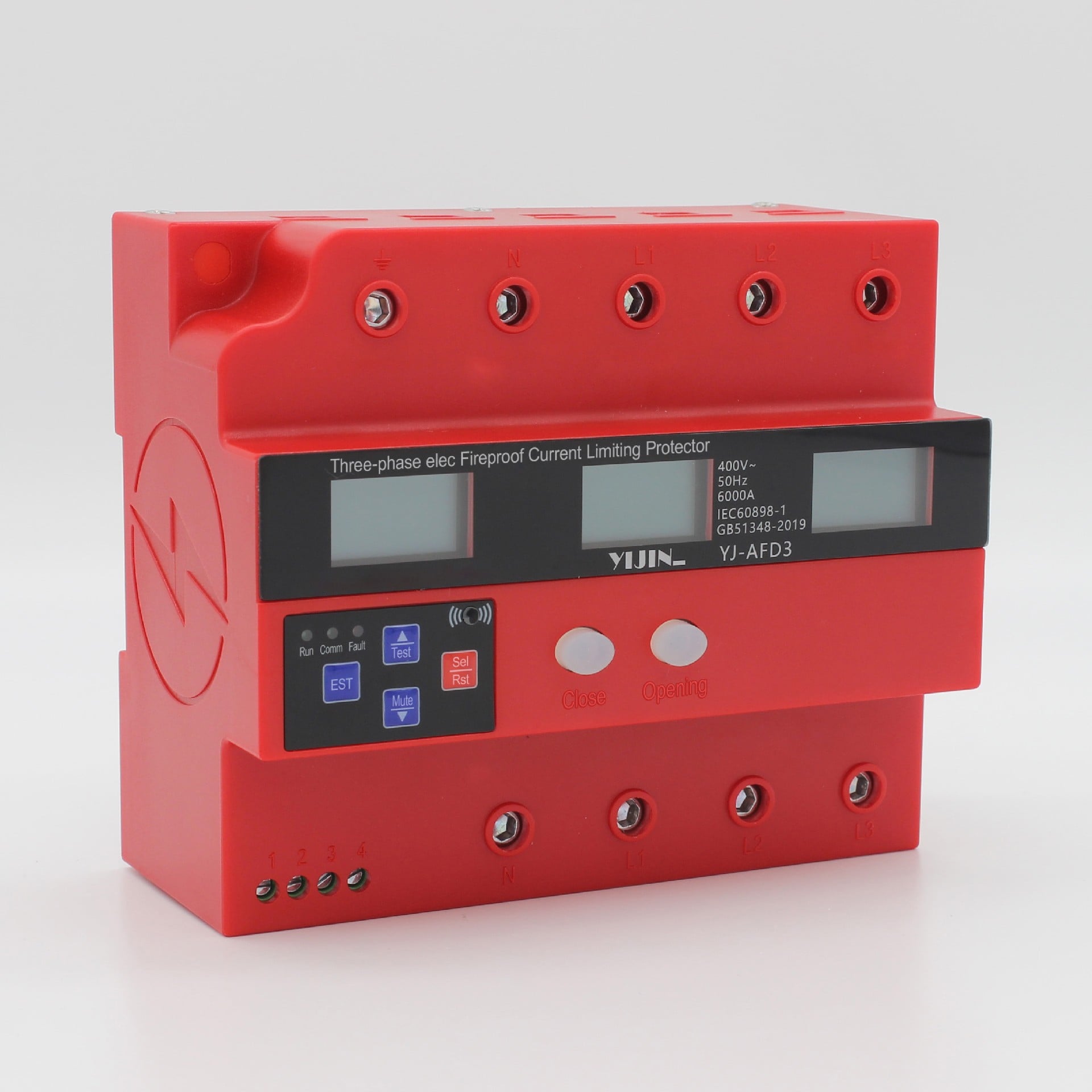 YJ-AFD 3P+N125 fire current limiting protector