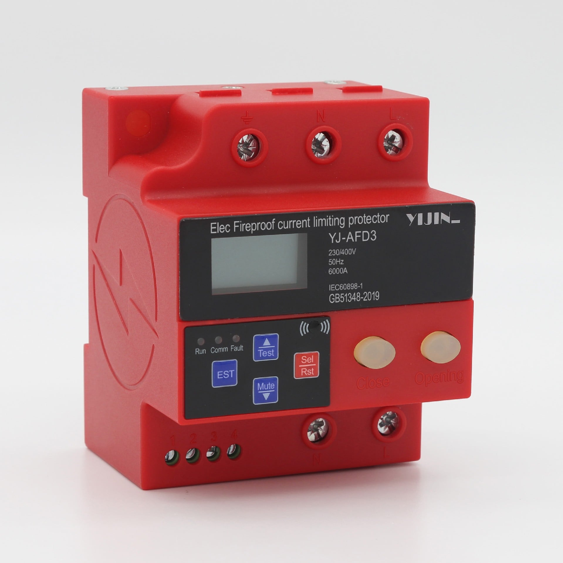 YJ-AFD 1P+N63 fire current limiting protector