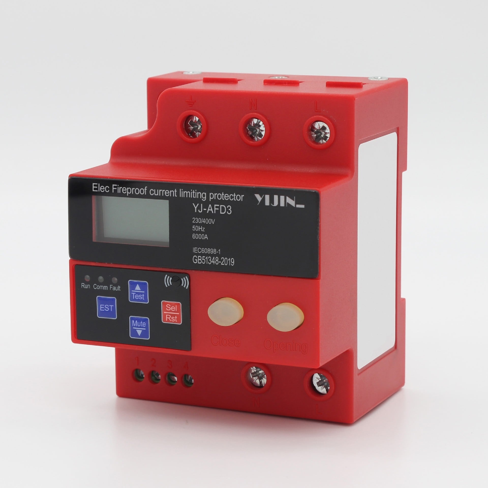 YJ-AFD 1P+N63 fire current limiting protector
