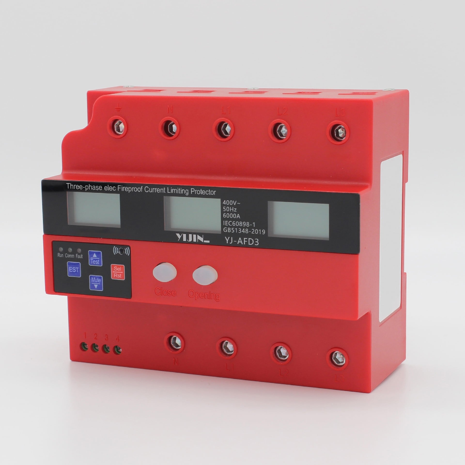 YJ-AFD 3P+N63 fire current limiting protector
