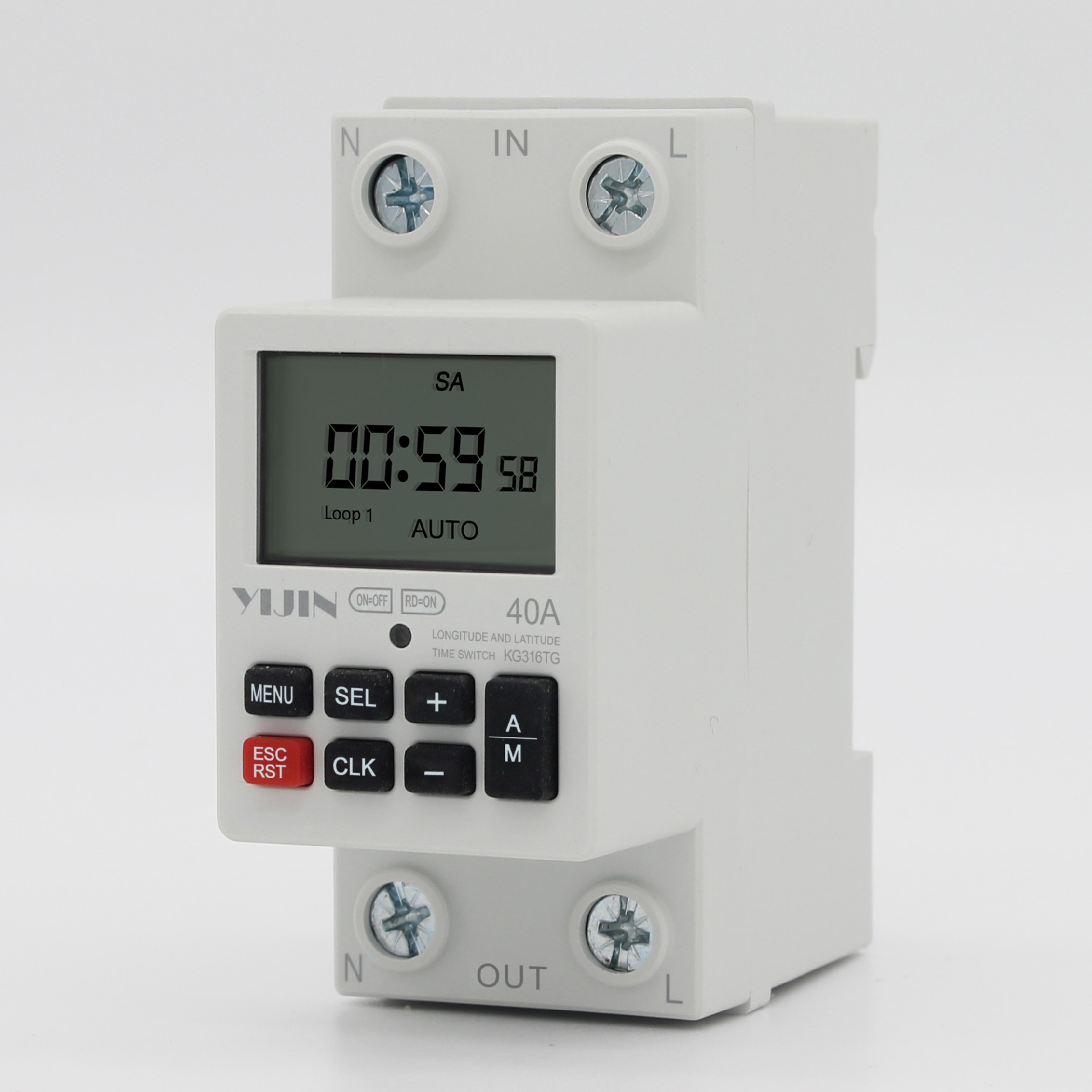 KG316TG36mm modular latitude and longitude time control switch