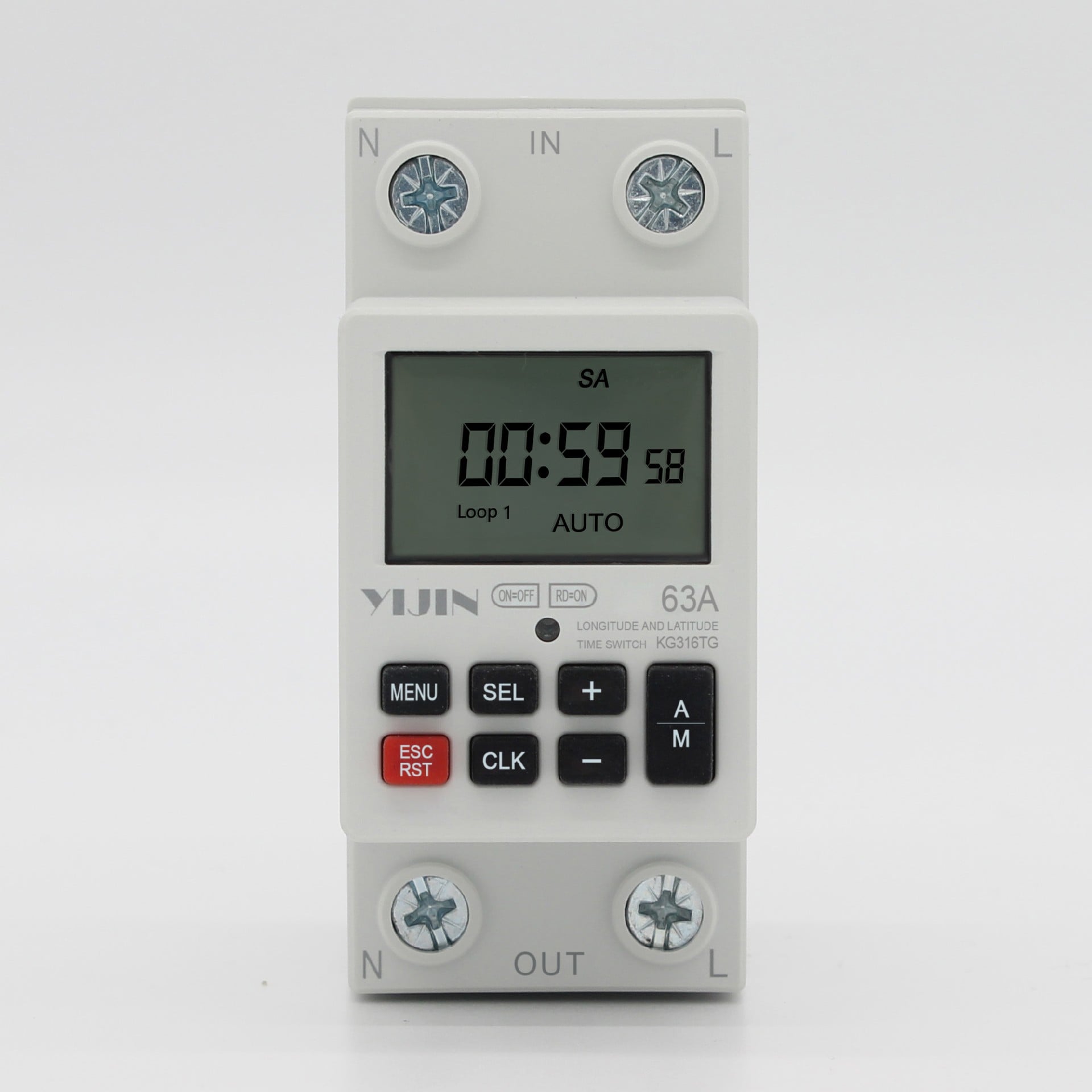 KG316TG36mm modular latitude and longitude time control switch