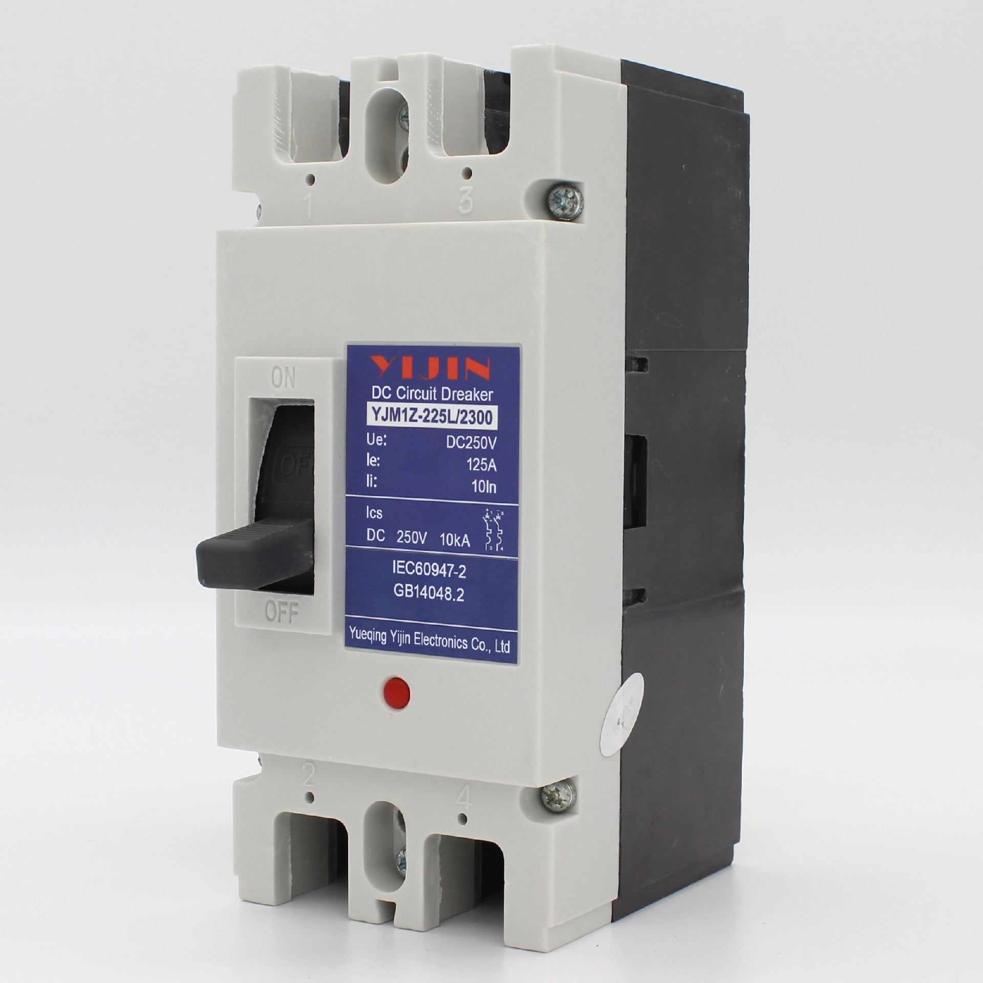 YJM1Z plastic shell DC circuit breaker