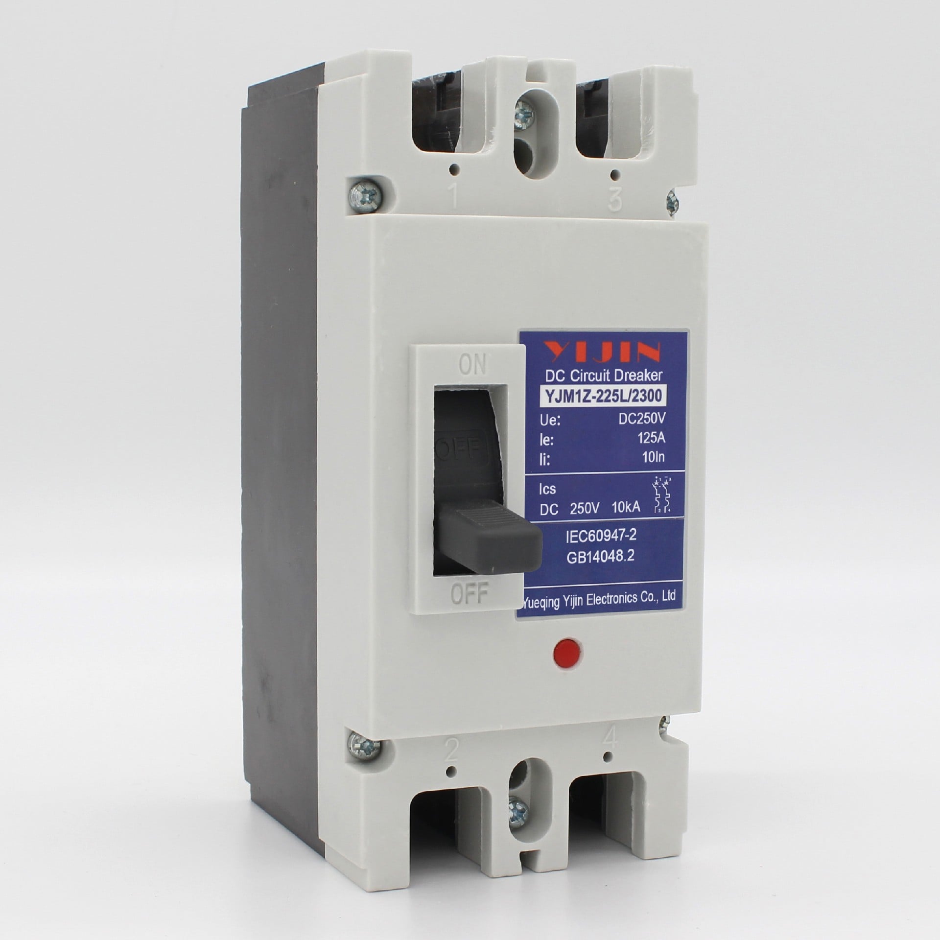 YJM1Z plastic shell DC circuit breaker