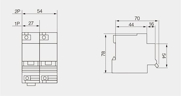 YJB1Z-125 Small DC Circuit Breaker