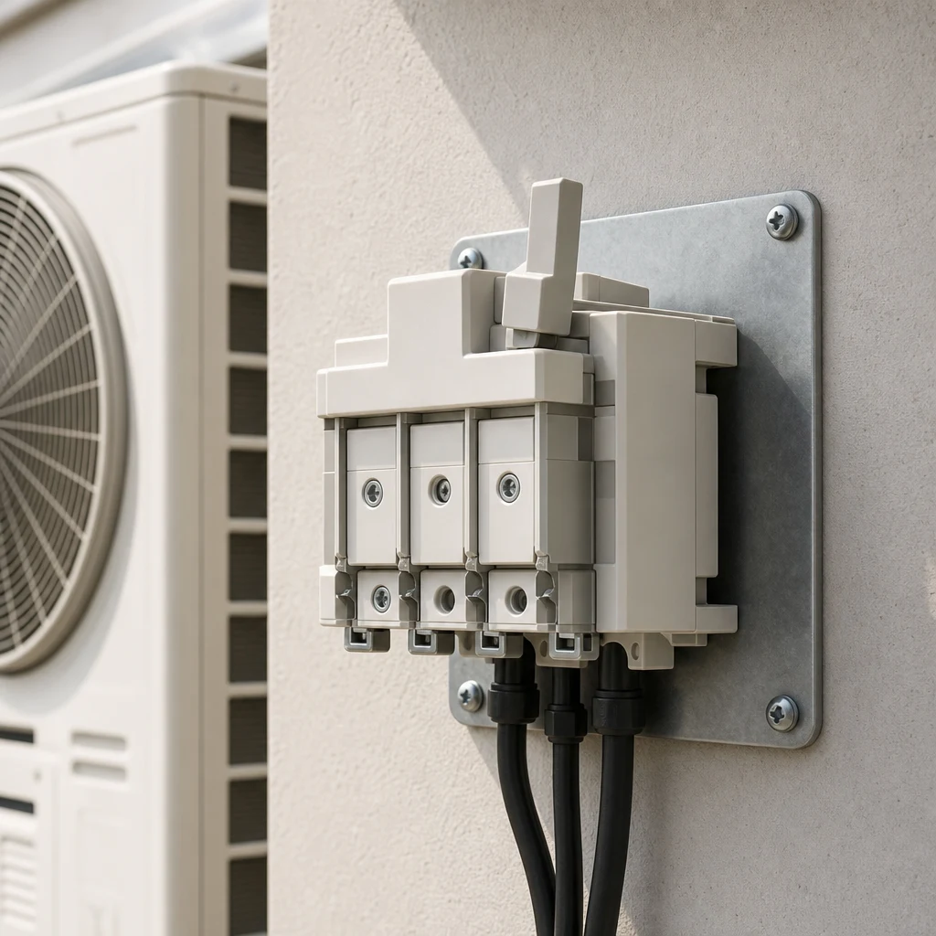 HK18 multi-pole knife switch for distribution isolation