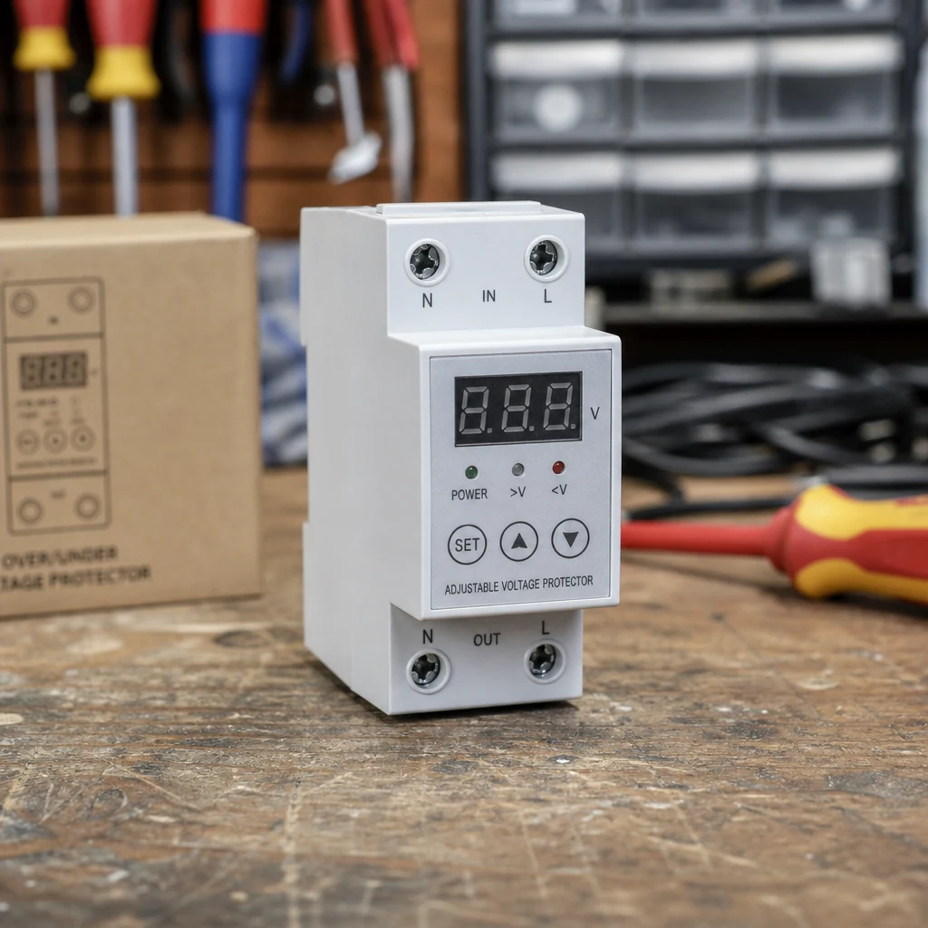 Voltage protector on bench device-class scene