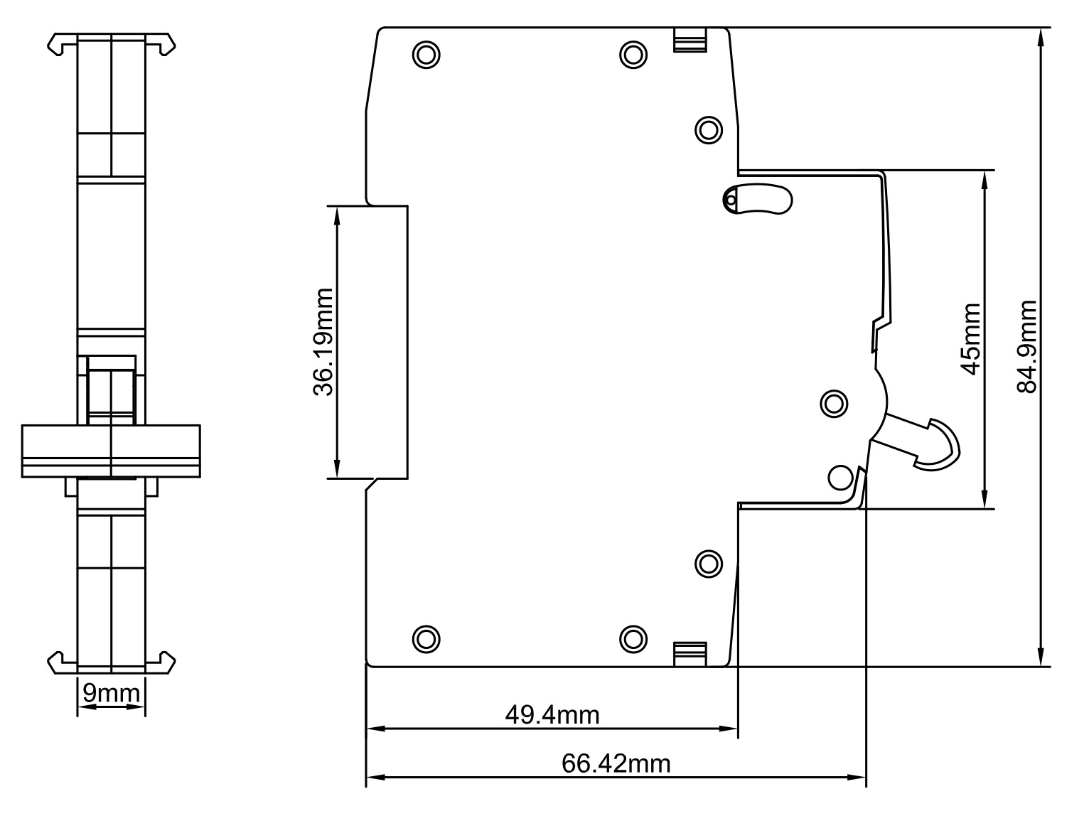 IC65Z interlock mechanism IC65Z interlock mechanism