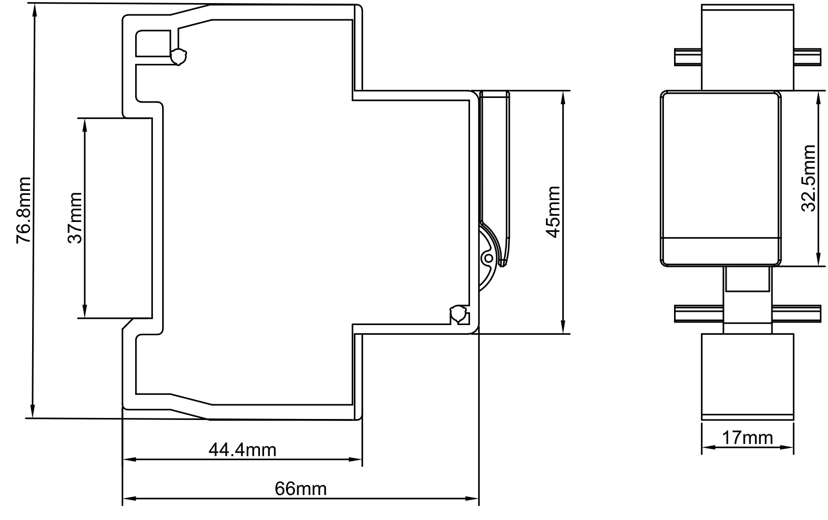 DZ47Z interlock mechanism