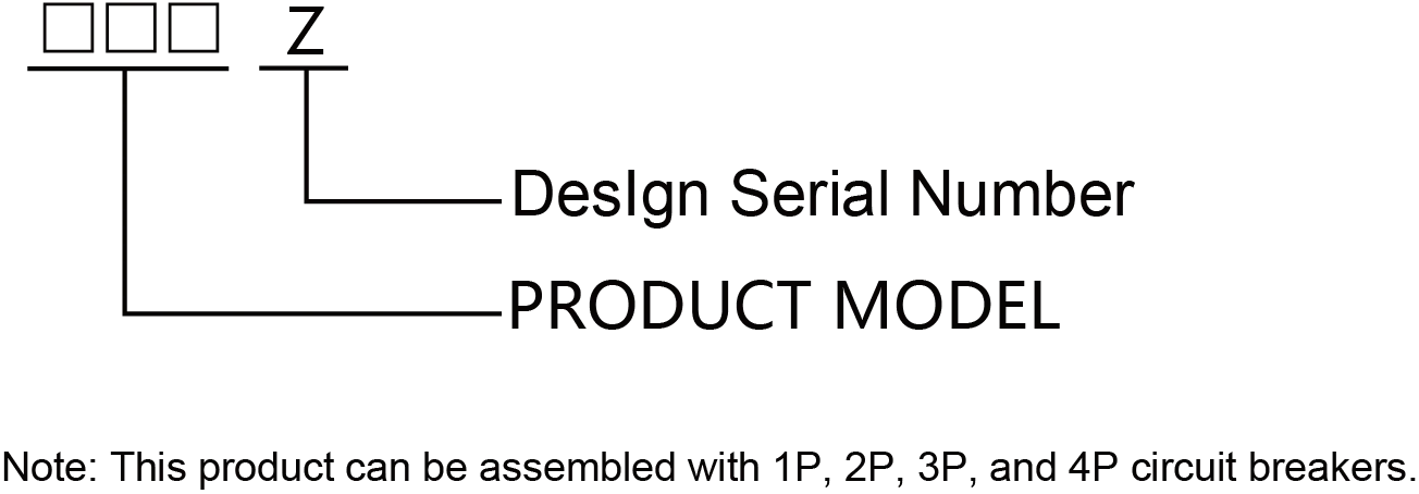 DZ47sZ interlock mechanism - model meaning