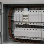 Weekly programmable timer switch in panel cover