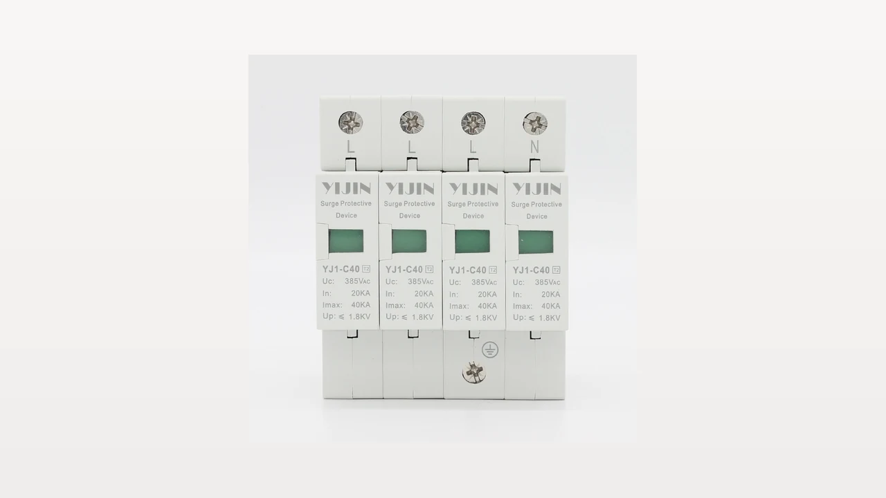 YJ1-C40 Class II surge protector module used for three-phase board readiness
