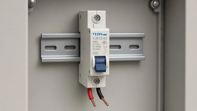 How to Wire a DC Circuit Breaker on a DIN-Rail MCB