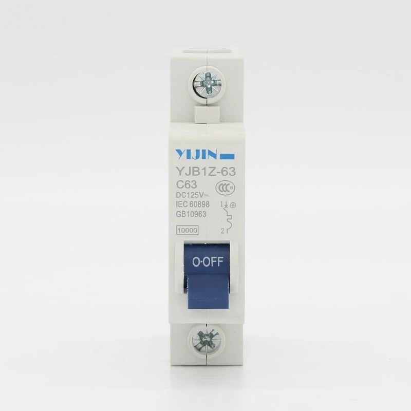 YJB1Z-63 Small DC Circuit Breaker product recommendation for DC distribution