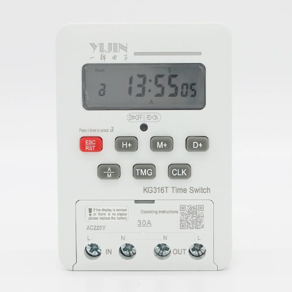 KG316T time control switch for lighting timer recommendation