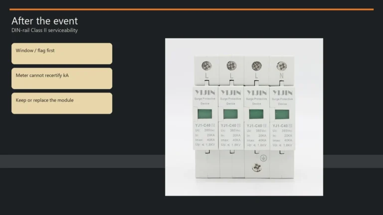 Surge Protection Device Testing After Events: Keep or Replace the Module
