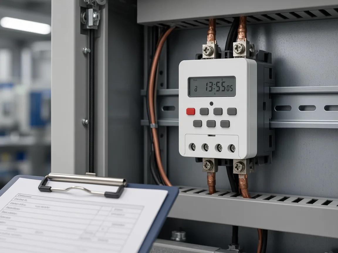 Open panel review before choosing a timed 480 V three-phase path