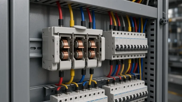 4 Pole Rotary Isolator Switch Inside the HD11F Knife Family