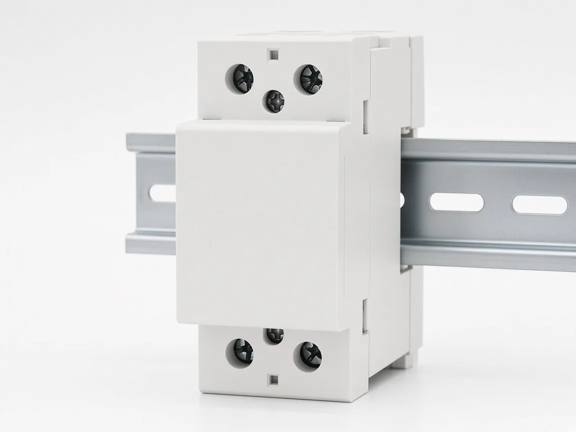 Close view of the household contactor