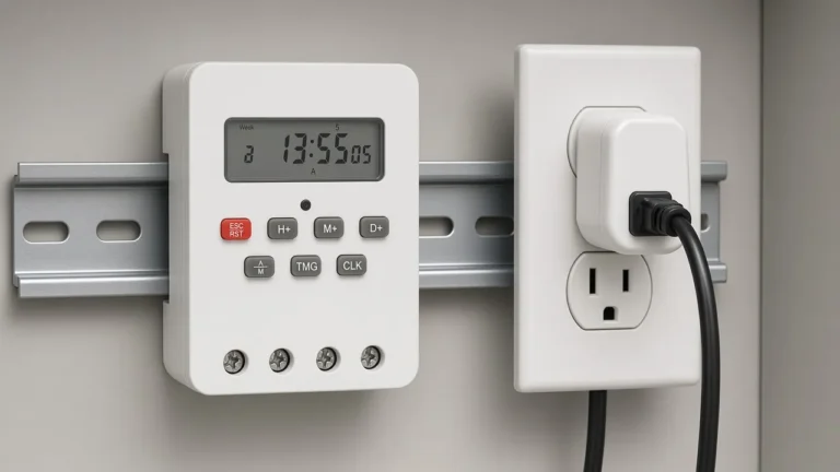 The cord lives in the receptacle