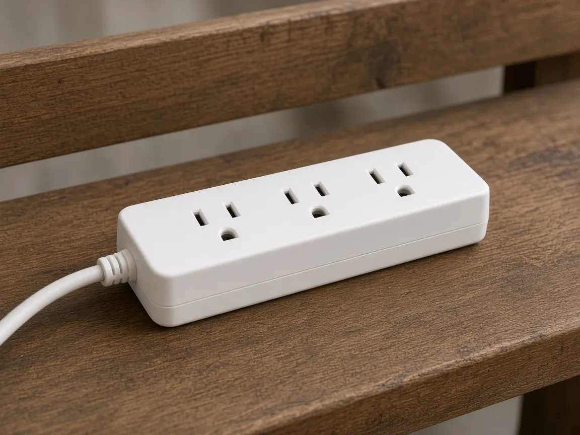 Plug-in strip used as the point-of-use contrast