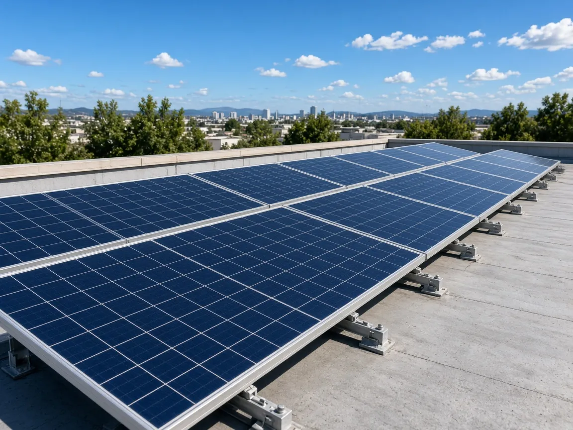 Rooftop panels in the solar system