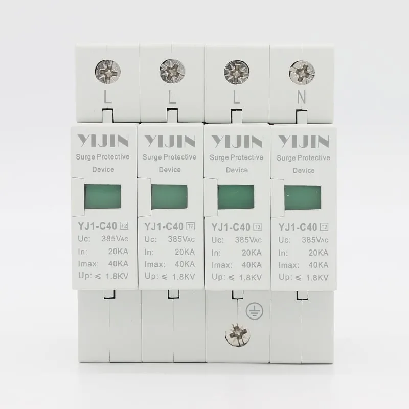 YJ1-C40 four-pole surge module, first-party product photo
