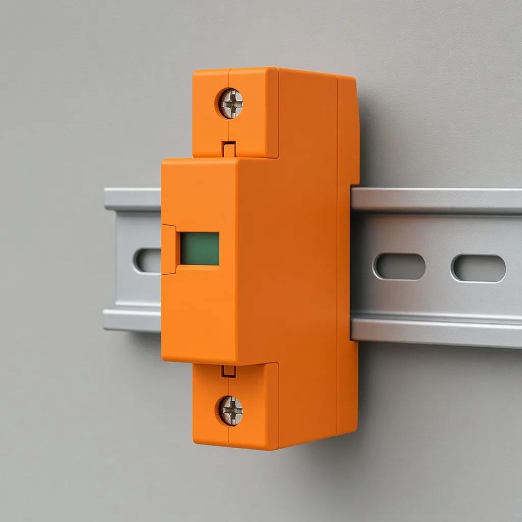YJ1-C40 module with the status window facing the cabinet