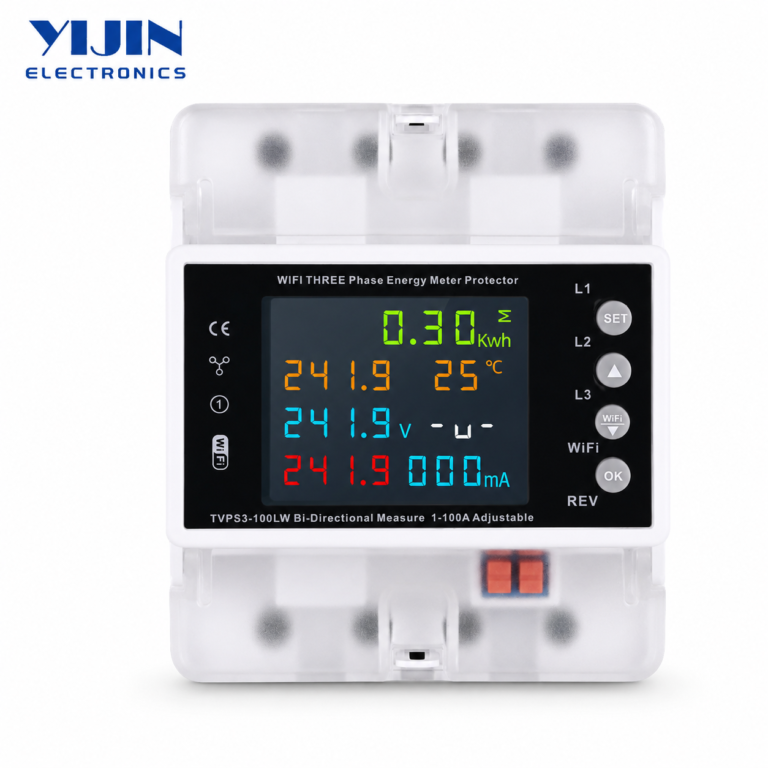 YIJIN TVPS3-100LW WiFi Three Phase Smart Energy Meter Protector