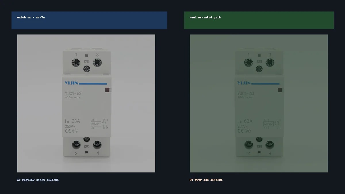 Match AC Us and AC-7a versus need DC-rated path
