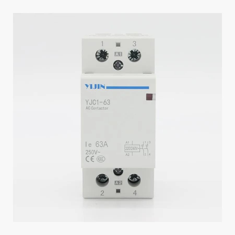 YJC1-63 2P modular AC contactor